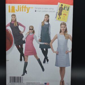 Simplicity Pattern 1252 Jiffy 4 Dress Size 6-22